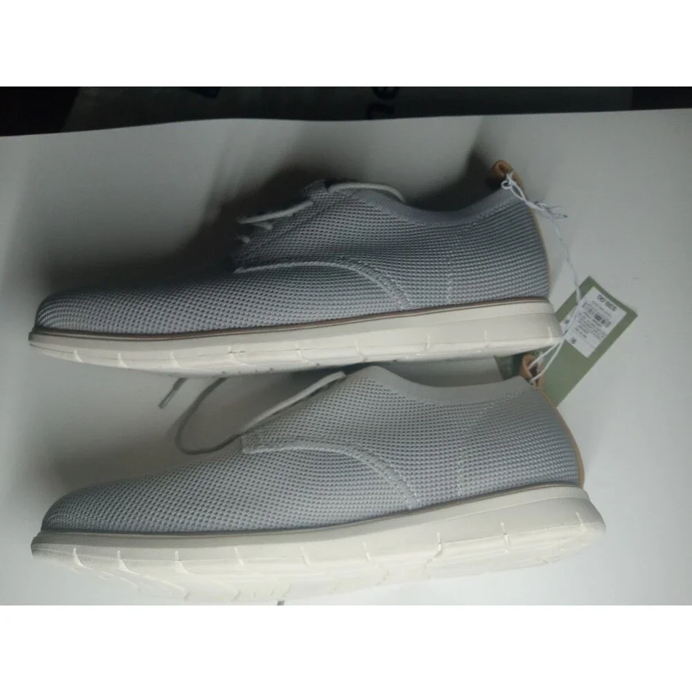 Goodfellow & Co Men's Kev Knit Dress Shoes in Gray, size 9.5